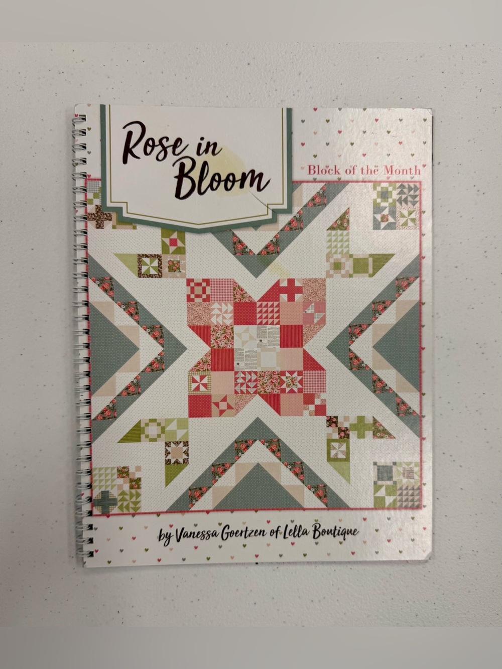 Rose in Bloom Quilt Pattern